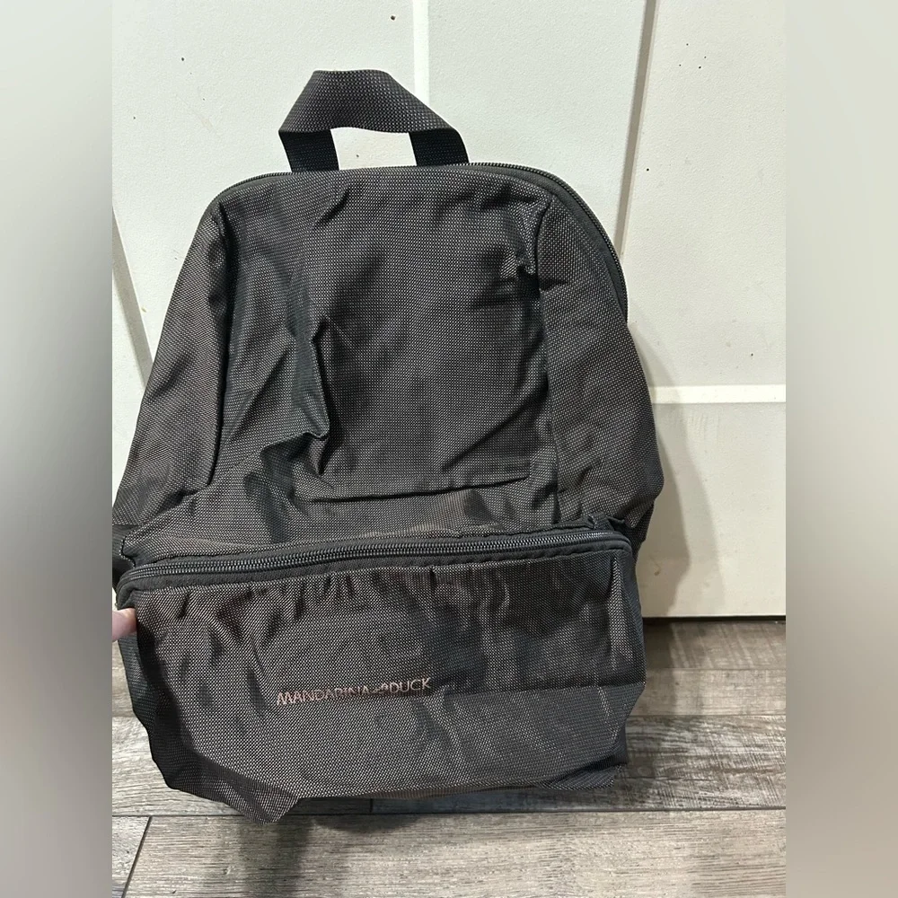 Mandarina Duck Brown Bronze Black Backpack